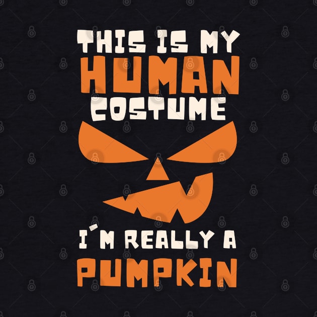 This is my human costume, i'm really a PUMPKIN by Myartstor 